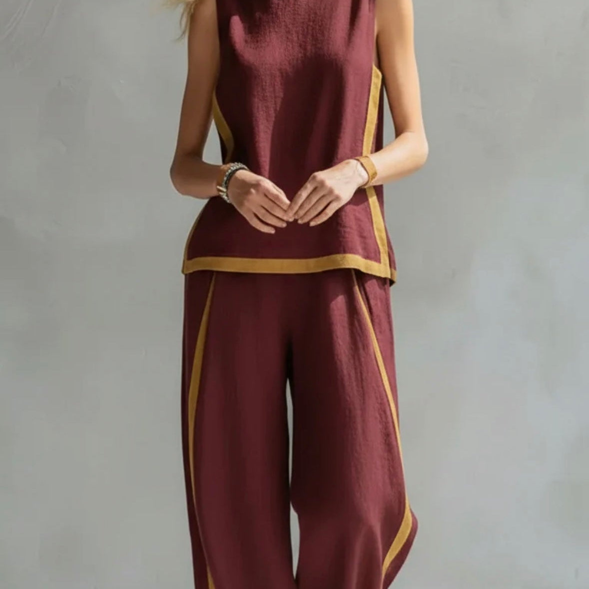 Claire - Conjunto elegante de lana
