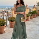 Carla - Elegante y sencilla vestido maxi