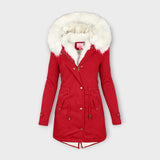 Ivara - Abrigo de Invierno Impermeable con Forro de Felpa