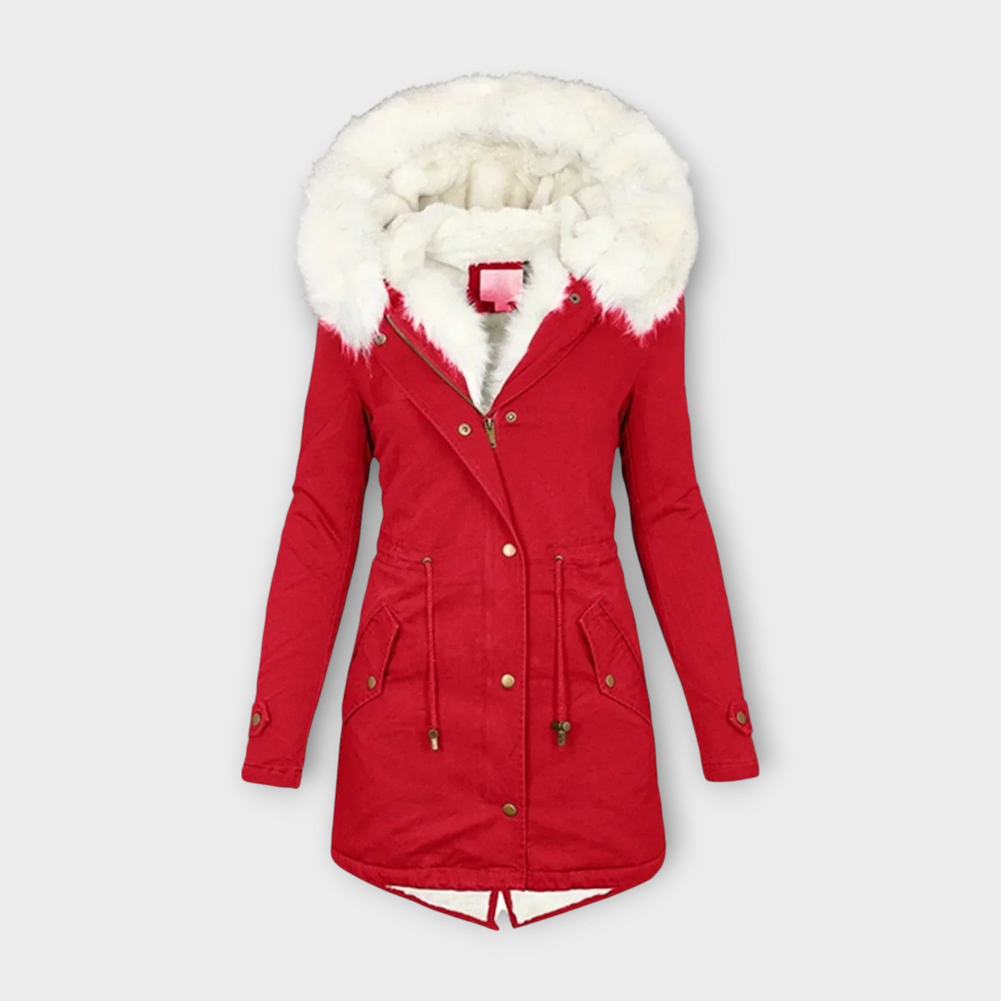 Ivara - Abrigo de Invierno Impermeable con Forro de Felpa