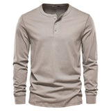 Henley-Shirt - Atmungsaktive, weiche Mischung