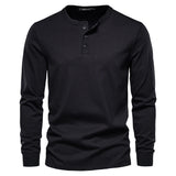 Henley-Shirt - Atmungsaktive, weiche Mischung