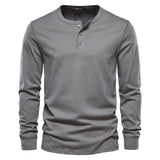 Henley-Shirt - Atmungsaktive Sanfte Mischung