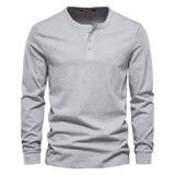 Henley-Shirt - Atmungsaktive Sanfte Mischung