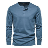 Henley-Shirt - Atmungsaktive, weiche Mischung