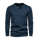 Henley-Shirt - Atmungsaktive, weiche Mischung