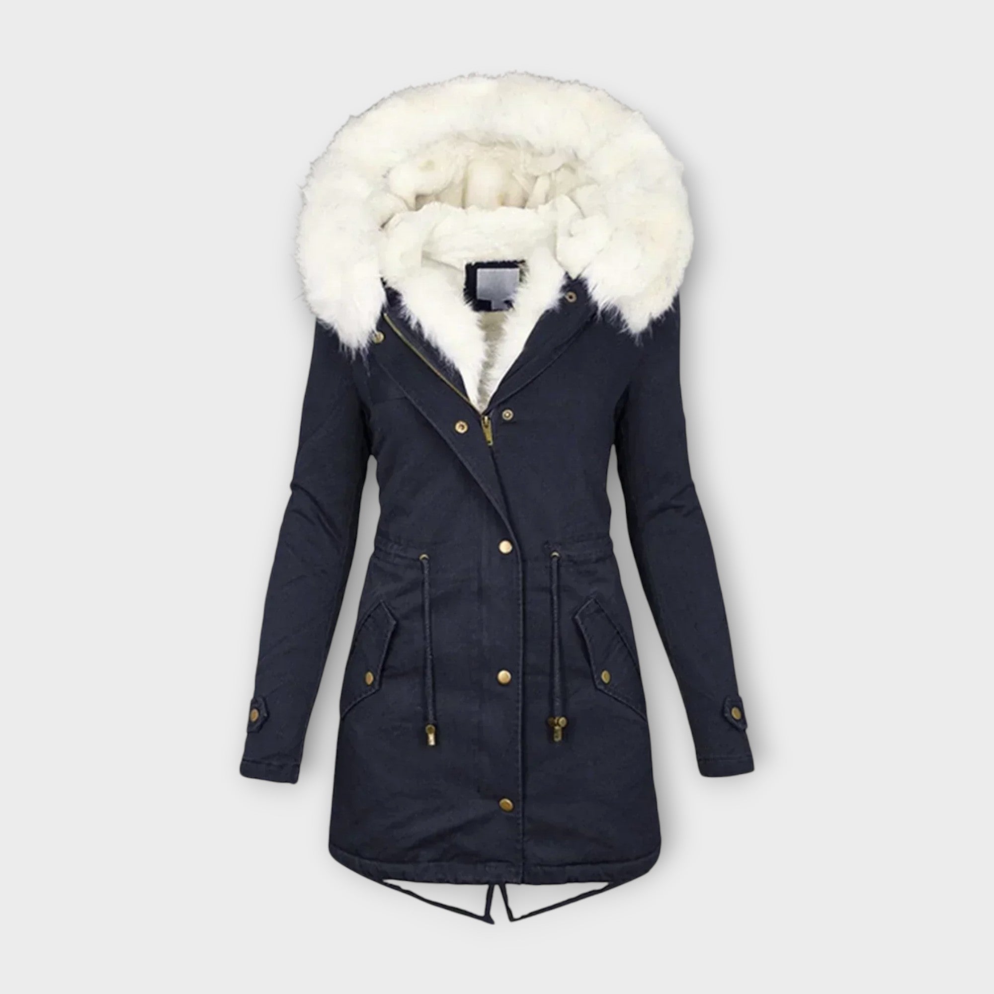 Ivara - Abrigo de Invierno Impermeable con Forro de Felpa