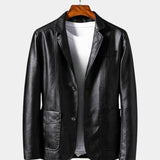 Jonas™ | Abrigo de cuero color caramelo