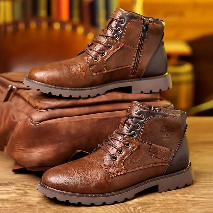 Kennedy™ | Botas de tobillo de cuero sintético