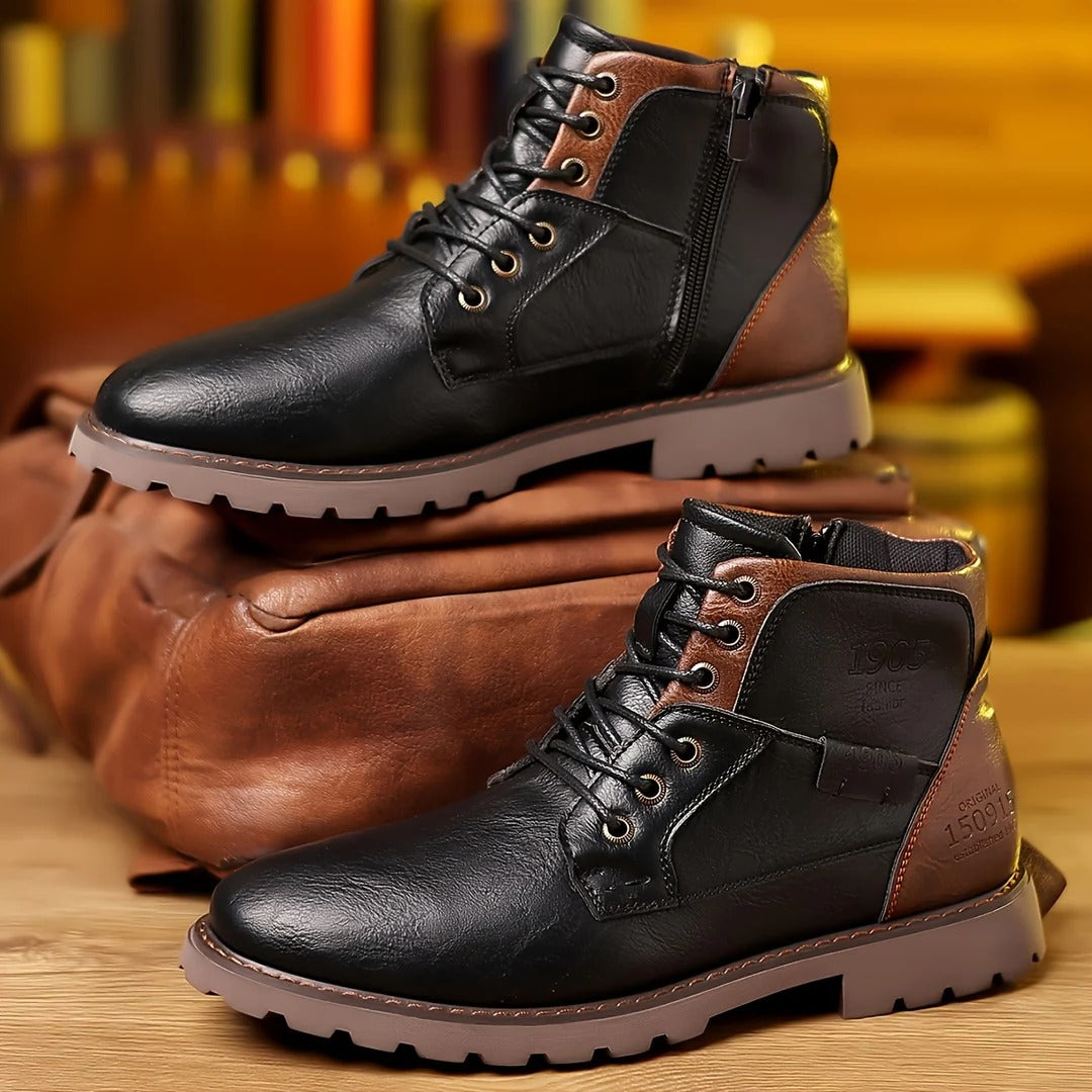 Kennedy™ | Botas de tobillo de cuero sintético