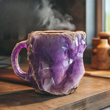Vaso de cristales minerales