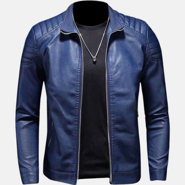 Luca™ | Chaqueta de Cuero Doblada