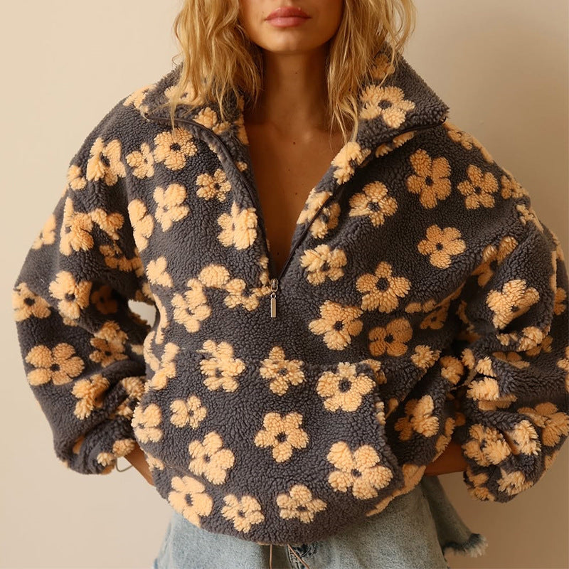 Daisy™ | Fleece pulover Bloom