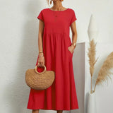 Gabrielle - Vestido midi liviano de elegancia atemporal