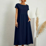 Gabrielle - Vestido midi liviano de elegancia atemporal