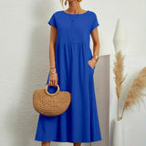 Gabrielle - Vestido midi liviano de elegancia atemporal