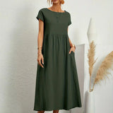 Gabrielle - Vestido midi liviano de elegancia atemporal