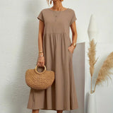 Gabrielle - Vestido midi liviano de elegancia atemporal