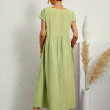 Gabrielle - Vestido midi liviano de elegancia atemporal