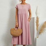 Gabrielle - Vestido midi liviano de elegancia atemporal