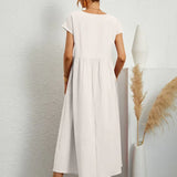 Gabrielle - Vestido midi liviano de elegancia atemporal