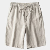 Mikkel™ | Pantalones Cortos de Lino Gris
