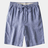 Mikkel™ | Pantalones Cortos de Lino Gris