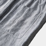 Mikkel™ | Pantalones Cortos de Lino Gris