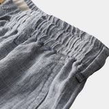 Mikkel™ | Pantalones Cortos de Lino Gris