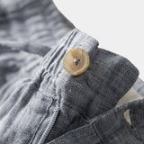 Mikkel™ | Pantalones Cortos de Lino Gris