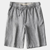 Mikkel™ | Pantalones Cortos de Lino Gris