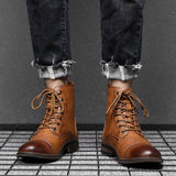 Morgan™ | Botas hasta el tobillo de cuero sintético