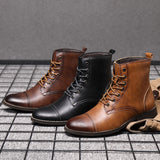 Morgan™ | Botas hasta el tobillo de cuero sintético