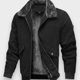 Norbert™ | Chaqueta Bomber con Cuello de Forro Sintético