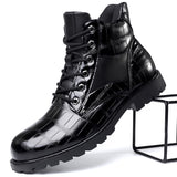 Afonso - Stiefel aus Krokodilleder