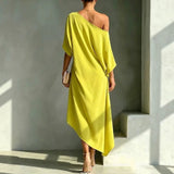 Kamila – Vestido elegante asimétrico