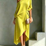 Kamila – Vestido elegante asimétrico