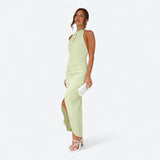 Benita | Langes plissiertes Kleid