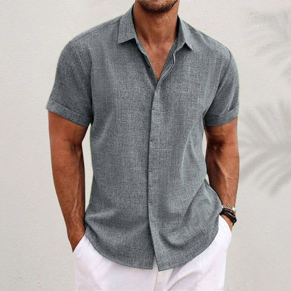Dino - Camisa clásica de lino