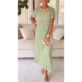 Bethany - Maxi Vestido con Cortes + Vestido Interior Oferta