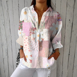 Aurora - Bluse mit leichtem Muster