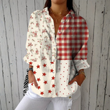 Ana - Bluse mit ländlichem Druck