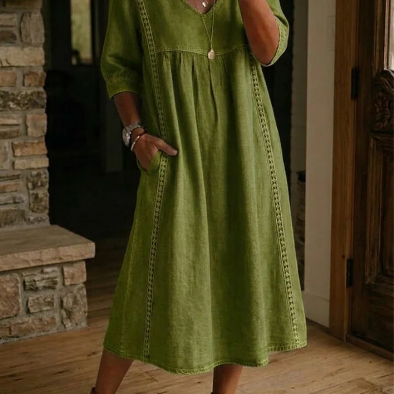 Sienna - Vestido Lagana con bolsillos discretos