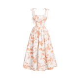 ROSALIE – Vestido de cami floral francés con ataduras en los hombros