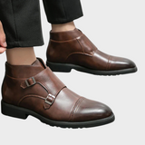 Parker™ | Botas de Doble Monk Strap de Cuero Sintético