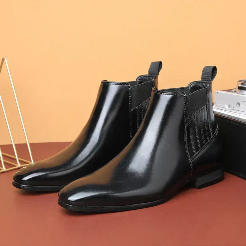 Peyton™ | Botas de tobillo de piel sintética