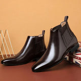 Peyton™ | Botas de tobillo de piel sintética