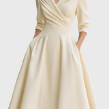 Rosa - Elegantna midi haljina