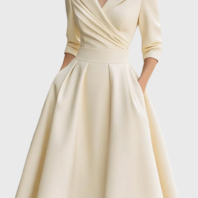 Rosa - Elegantna midi haljina