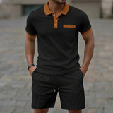 Polo-Set - Waffle-Stoff